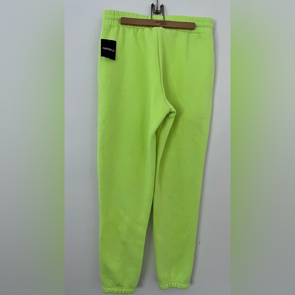 NWT lime joggers Forever 21 Medium